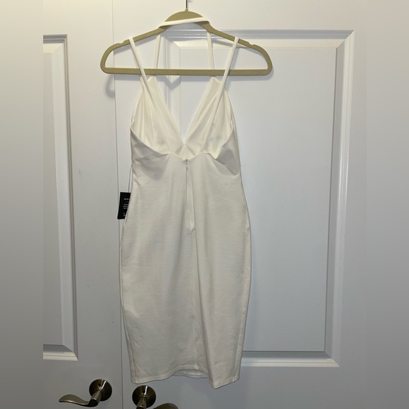 Lulus- top ranking white midi dress- body con - Picture 3 of 4